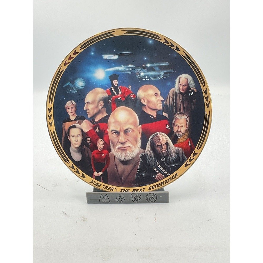Hamilton Collection Star Trek All Good Things‎ Plate